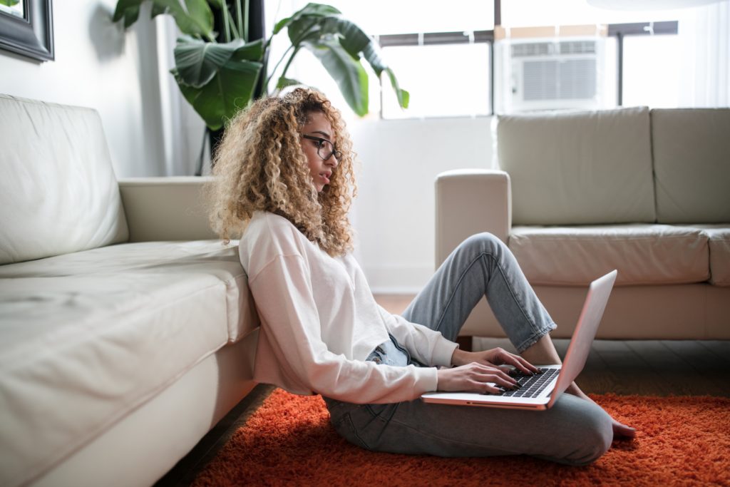 Typing on a computer