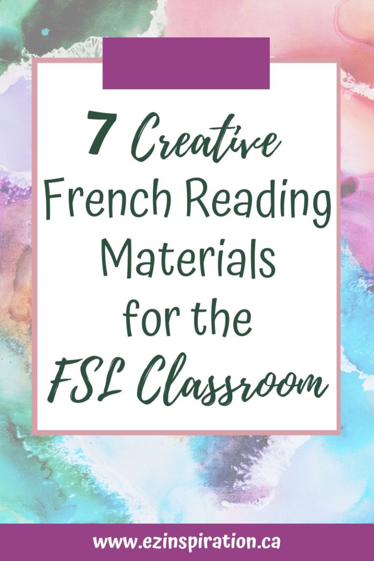 7 Creative French Reading Materials