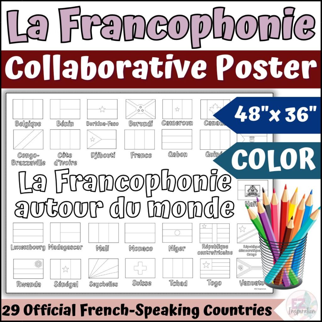 Francophonie collaborative poster