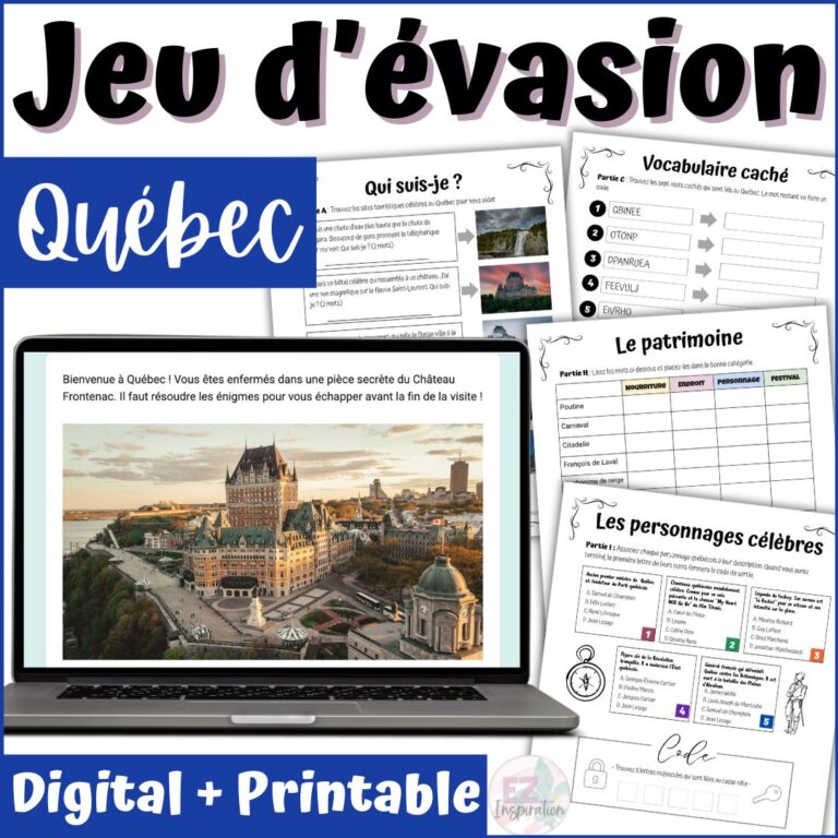 Quebec French Escape Room