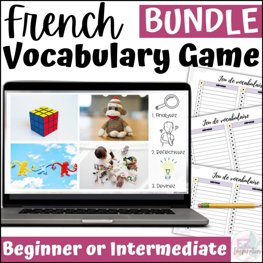 Quatre images, un mot game