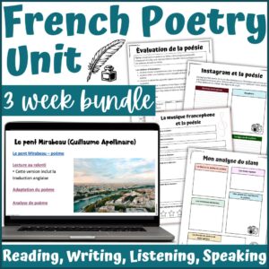 French Poetry Unit